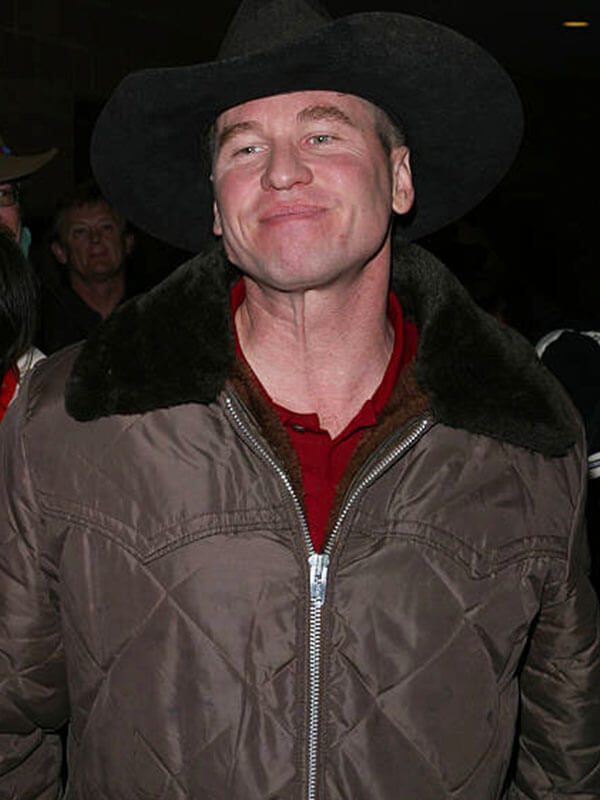 Val Kilmer Sundance 2003 Brown Quilted Jacket