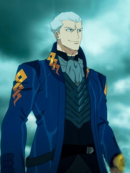 Vergil Devil May Cry Season 02 Blue Trench Coat