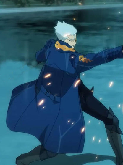 Vergil Devil May Cry Season 02 Blue Trench Coat