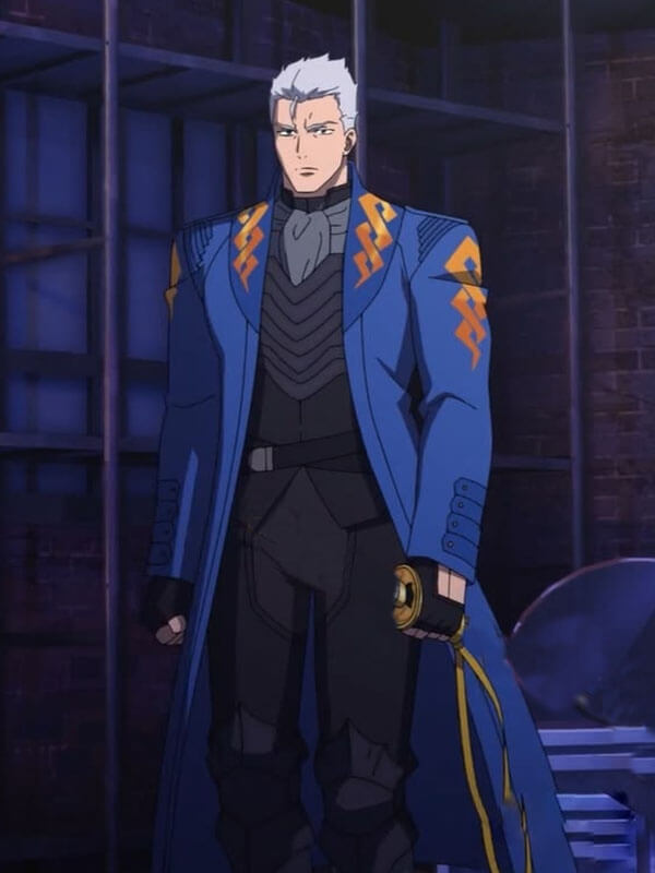 Vergil Devil May Cry Season 02 Blue Trench Coat