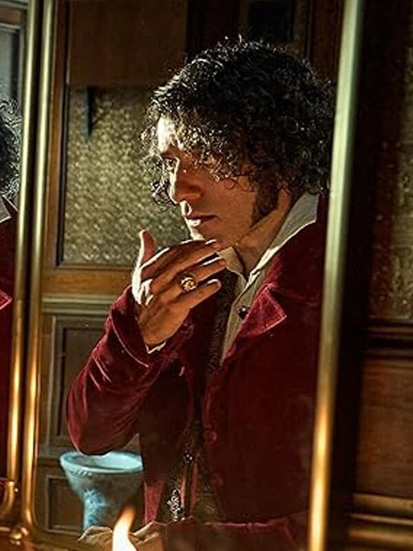 Victor Frankenstein Red Velvet Coat Frankestian