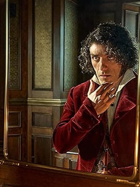 Victor Frankenstein Red Velvet Coat Frankestian