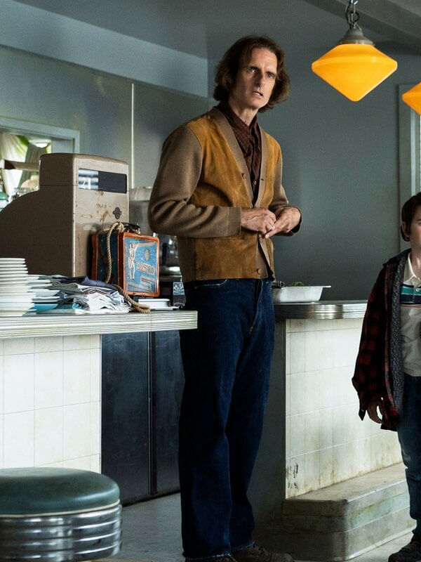 Victor From Season 02 Brown Suede Cardigan Jacket