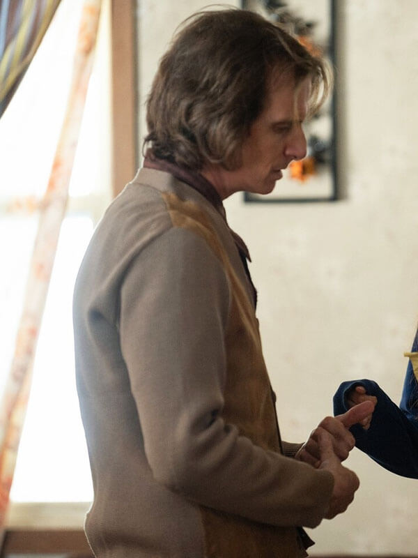 Victor From Season 02 Brown Suede Cardigan Jacket