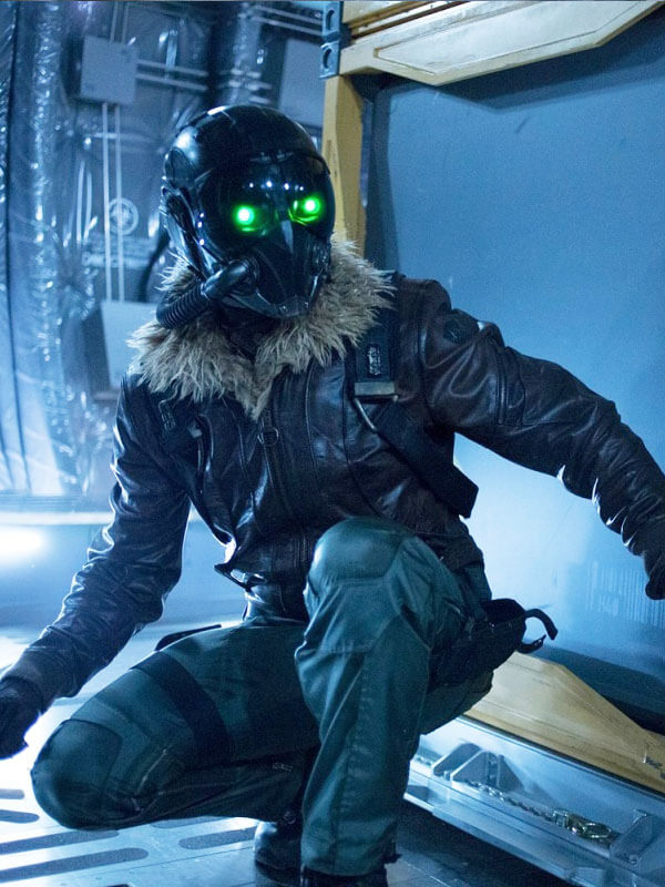 Vulture Spiderman Homecoming Brown Leather Jacket 