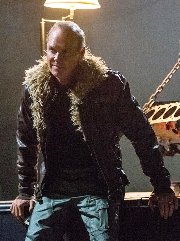 Vulture Spiderman Homecoming Brown Leather Jacket 
