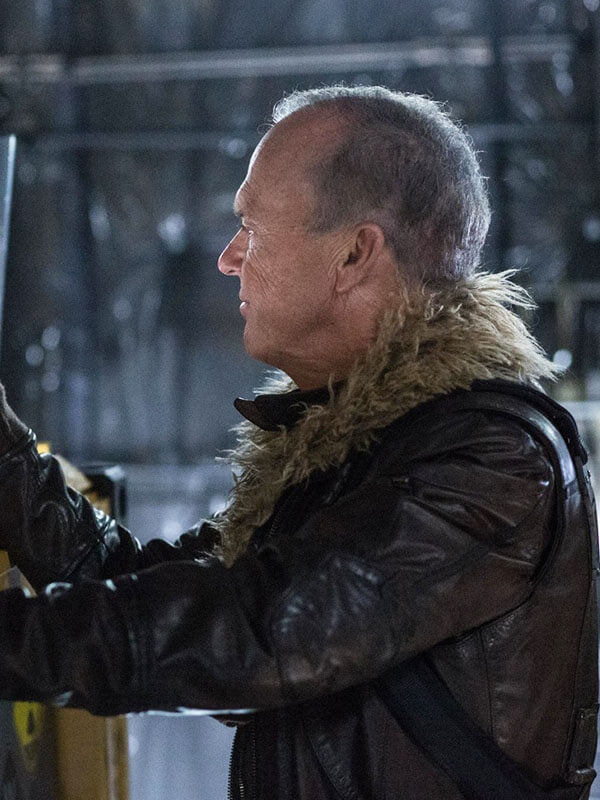 Vulture Spiderman Homecoming Brown Leather Jacket 