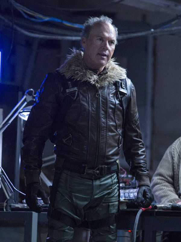 Vulture Spiderman Homecoming Brown Leather Jacket 
