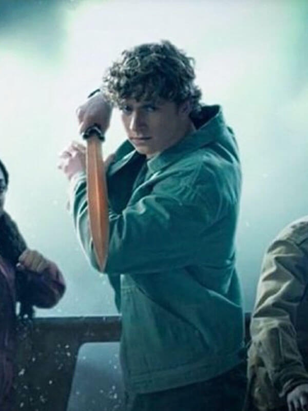 Walker Scobell Percy Jackson And The Olympians Green Cotton Jacket