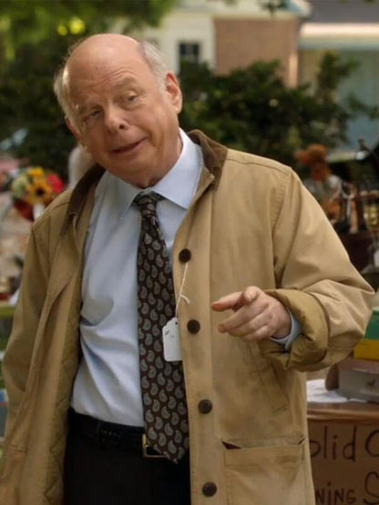 Wallace Shawn Young Sheldon Season 02 Brown Cotton Jacket