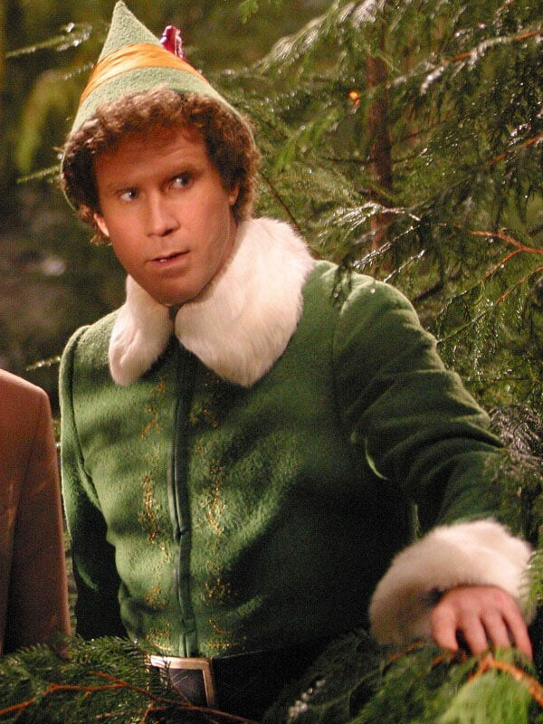Will Ferrell Elf Green Cottton Coat
