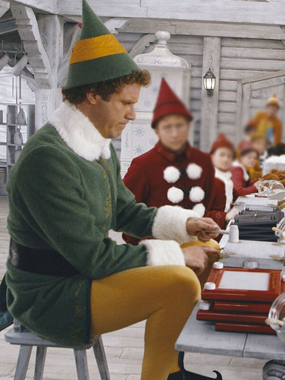 Will Ferrell Elf Green Cottton Coat