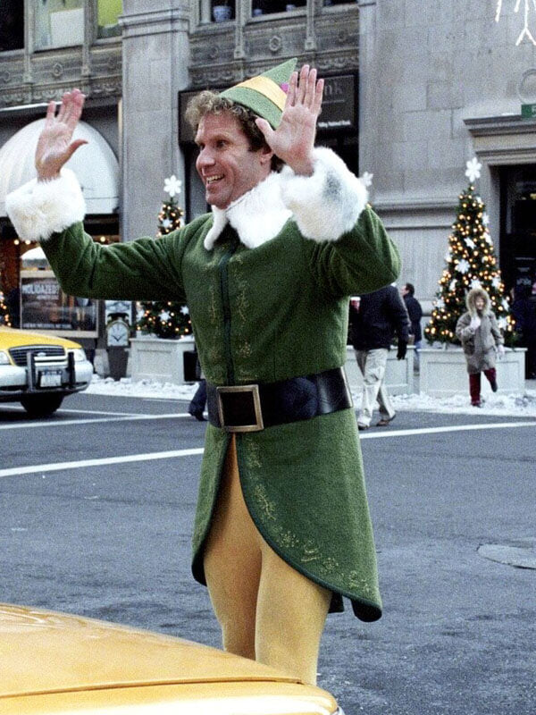 Will Ferrell Elf Green Cottton Coat