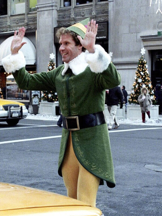 Will Ferrell Elf Green Cottton Coat