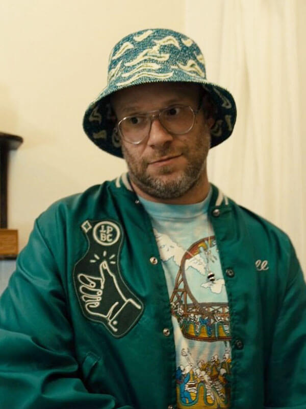 Will Platonic Green Varsity Jacket