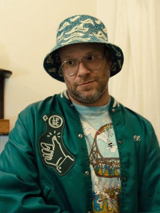 Will Platonic Green Varsity Jacket