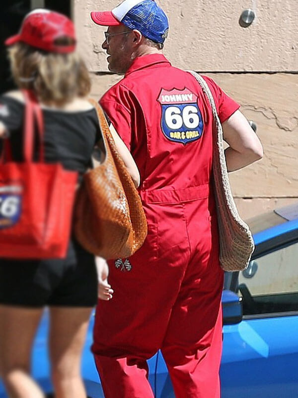 Will Platonic Red Cotton Jumpsuit