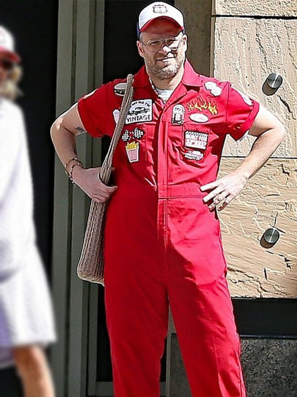 Will Platonic Red Cotton Jumpsuit