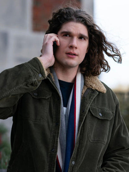 Wrigley Tell Me Lies Season 02 Green Corduroy Jacket