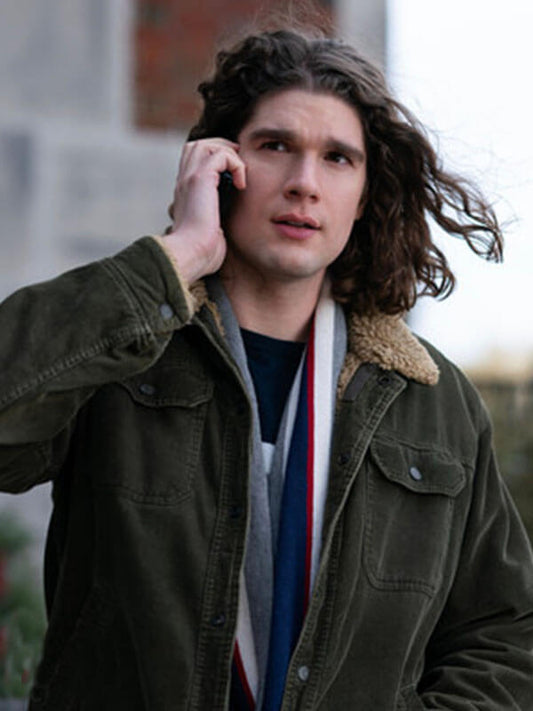 Wrigley Tell Me Lies Season 02 Green Corduroy Jacket