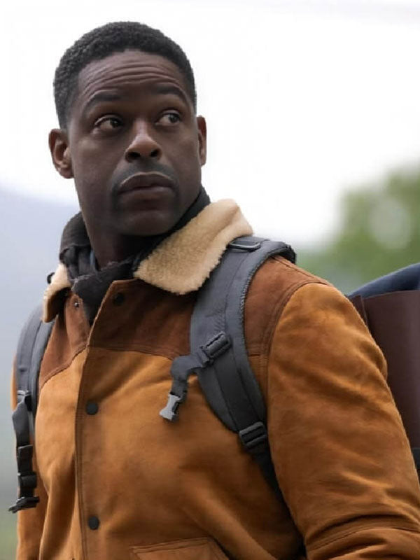 Xavier Collins Paradise Season 01 Brown Suede Jacket