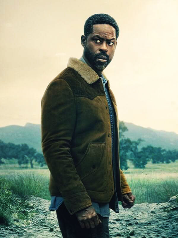 Xavier Collins Paradise Season 01 Brown Suede Jacket