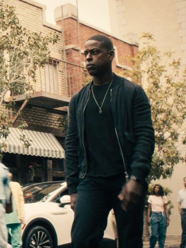 Xavier Collins The Paradise Season 01 Black Bomber Jacket