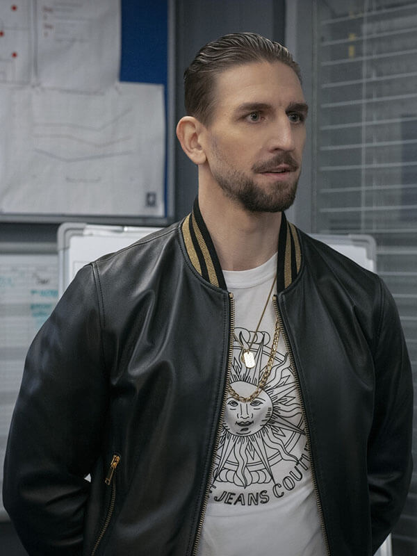 Zava Ted Lasso Season 03 Black Leather Jacket