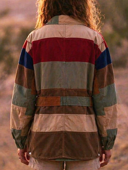 Zendaya Euphoria Season 03 Multicolor Cotton Jacket