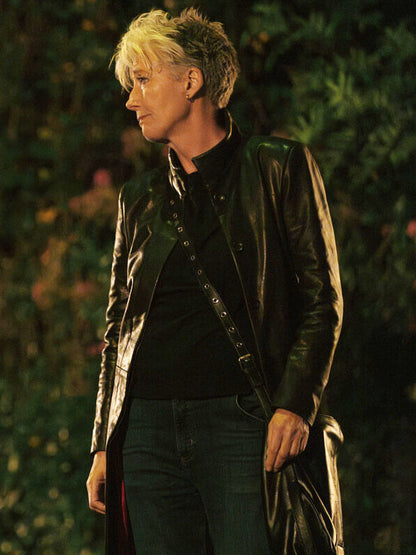 Zoe Bhoem Down The Cemetery Road Black Leather Coat