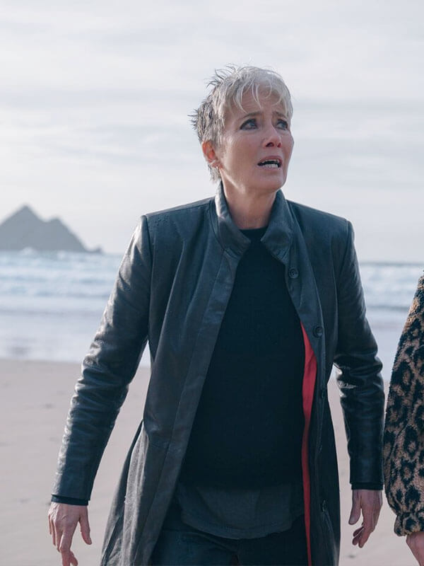 Zoe Bhoem Down The Cemetery Road Black Leather Coat